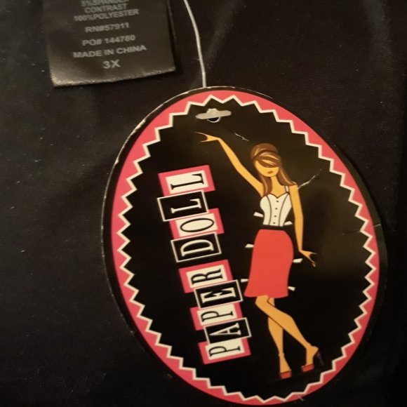 Paperdoll Black Crushed Velvet Dress - Picture 4 of 4